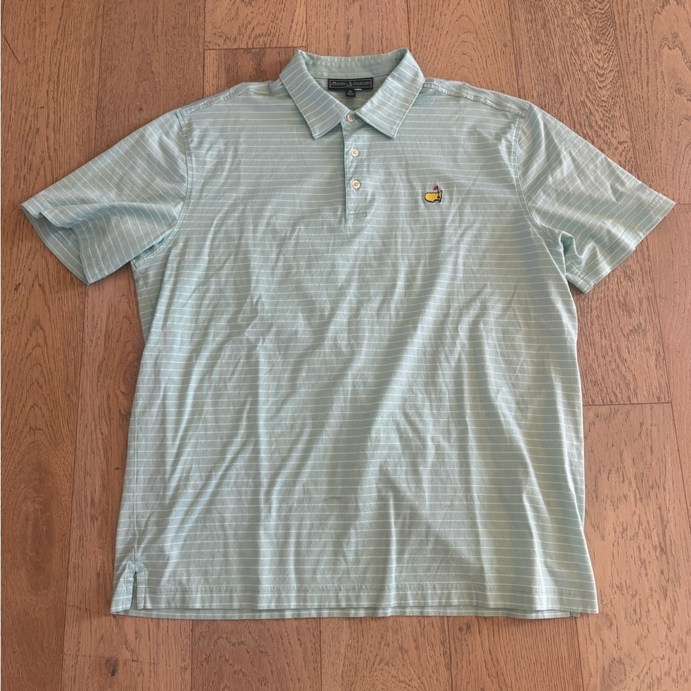 Masters Collection Mens Striped Polo Shirt Xl